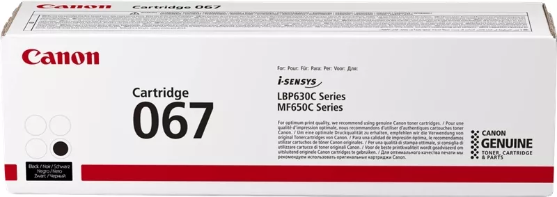 Canon 067 Negro Cartucho de Toner Original - 5102C002