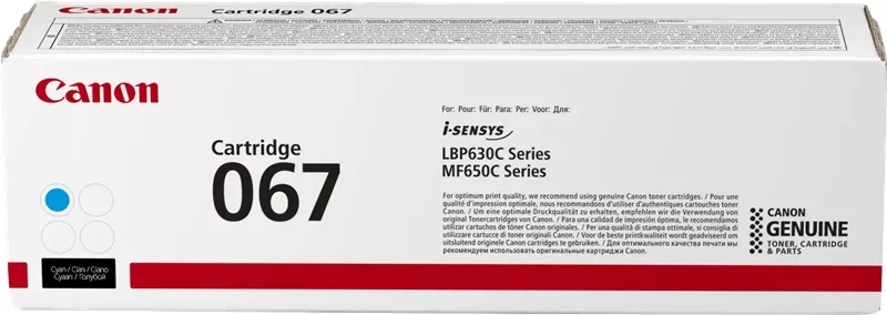 Canon 067 Cyan Cartucho de Toner Original - 5101C002