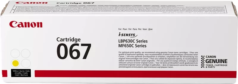Canon 067 Amarillo Cartucho de Toner Original - 5099C002
