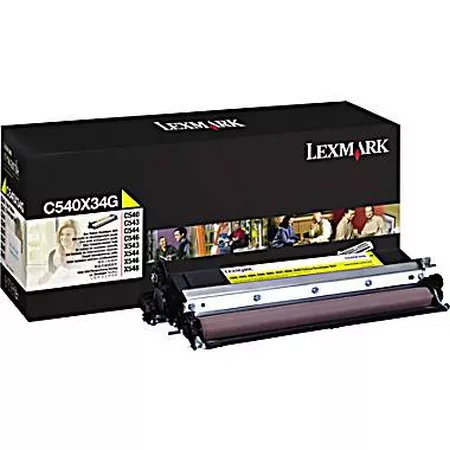 Original Revelador Lexmark Amarillo C540X34G