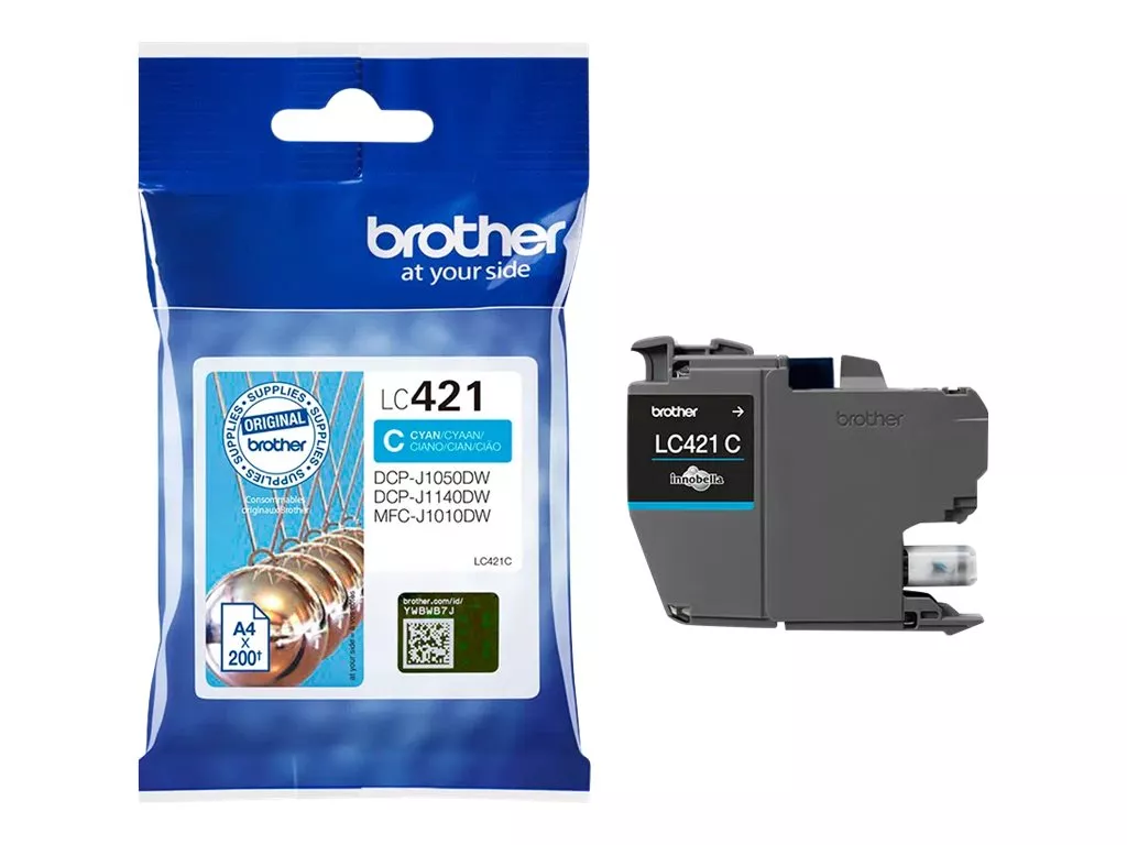 Brother LC421 Cian Cartucho de Tinta Original - LC421C