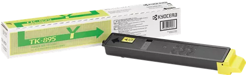 Original Toner KYOCERA TK895 Amarillo 1T02K0ANL0 TK-895