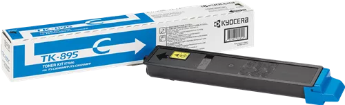 Original Toner KYOCERA TK895 Cyan 1T02K0CNL0 TK-895