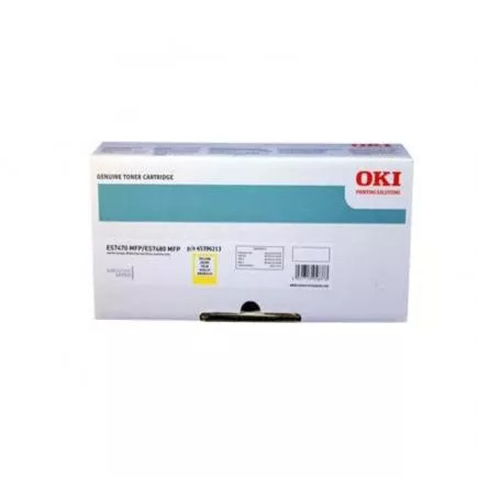 OKI Executive ES7460 / ES7470 / ES7480 Amarillo Cartucho de Toner Original - 45396213