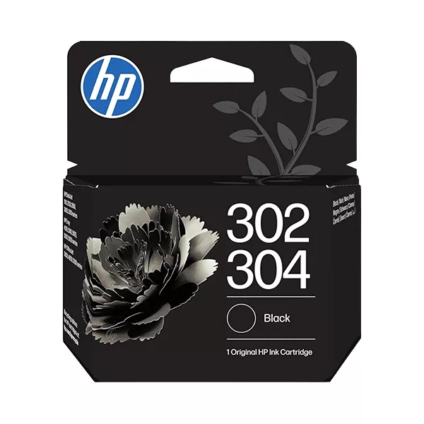 HP 302 / 304 Negro Cartucho de Tinta Original - B7RT7AE / F6U66AE / N9K06AE