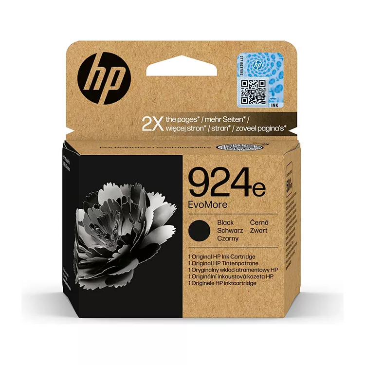 HP 924e Negro Cartucho de Tinta Original - 4K0V0NE