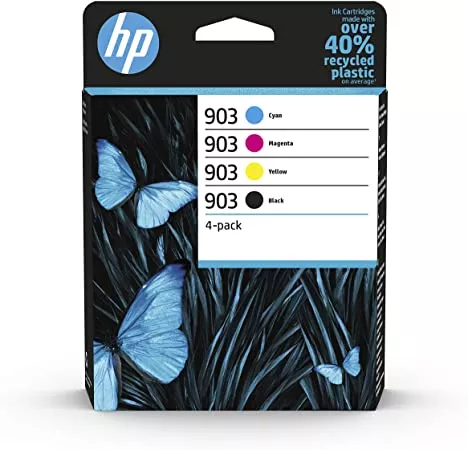 HP 903 Pack de 4 Cartuchos de Tinta Originales - 6ZC73AE