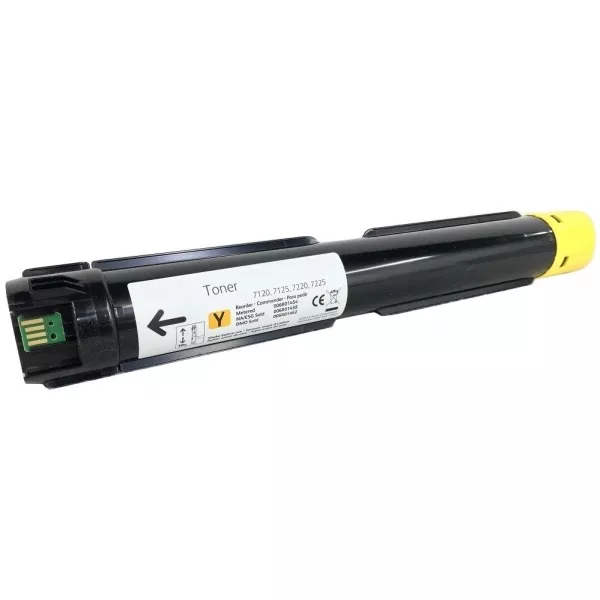 Compatible Toner XEROX WORKCENTRE 7120 / 7125 / 7220 / 7225 Amarillo (006R01458)