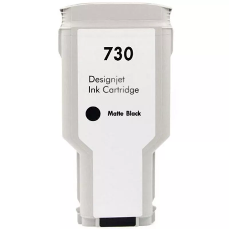 Compatible HP 730XL Negro Mate P2V73A