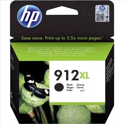 HP 912XL Negro Cartucho de Tinta Original - 3YL84AE