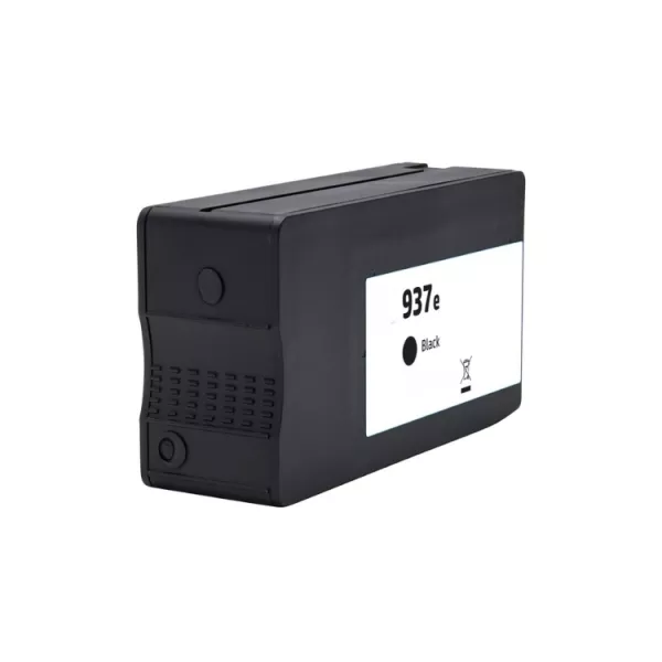 Compatible HP 937e XL Negro (Chip reforzado contra actualizaciones) Cartucho de Tinta 4S6W9NE / 4S6W5NE