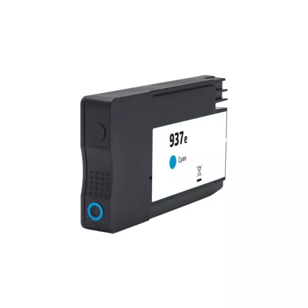 Compatible HP 937e XL Cyan (Chip reforzado contra actualizaciones) Cartucho de Tinta 4S6W6NE / 4S6W2NE