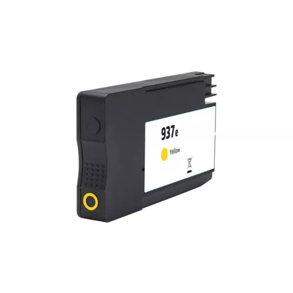 Compatible HP 937e XL Amarillo (Chip reforzado contra actualizaciones) Cartucho de Tinta 4S6W8NE / 4S6W4NE