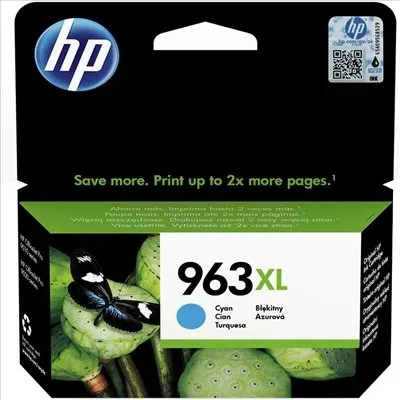 HP 963XL Cyan Cartucho de Tinta Original - 3JA27AE