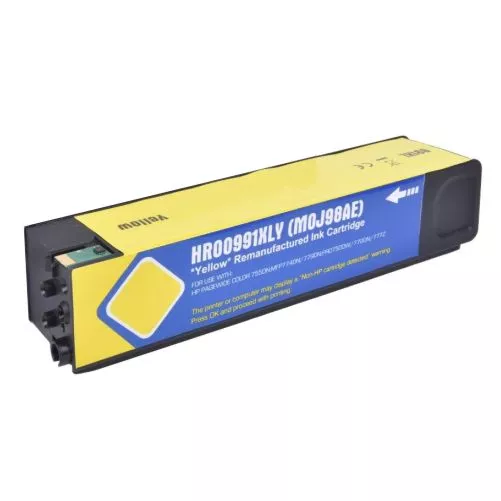 Compatible Tinta Pigmentada HP 991X / 991A Amarillo M0J98AE / M0J82AE