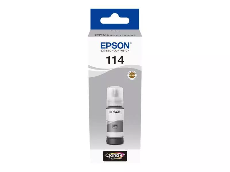 Epson 114 Gris Botella de Tinta Pigmentada Original - C13T07B540