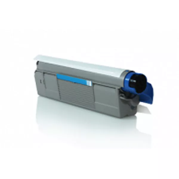 Toner Compatible OKI C610 cyan | Cartucho de toner gen&eacute;rico 44315307