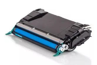 Toner COMPATIBLE Lexmark C734 / C736 / X738 cyan | Cartucho de toner gen&eacute;rico C734A1CG
