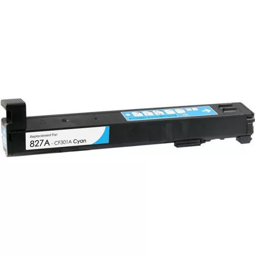 Compatible Toner HP CF301A cyan | Cartucho de toner gen&eacute;rico 827A