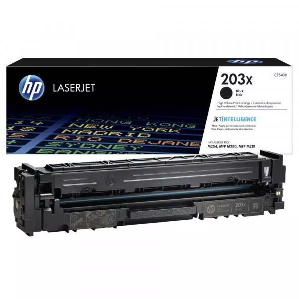 HP CF540X Negro Cartucho de Toner Original - 203X