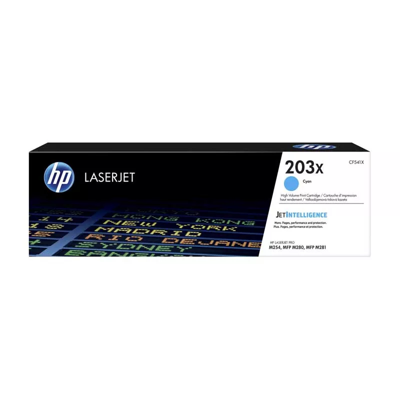 HP CF541X Cyan Cartucho de Toner Original - 203X