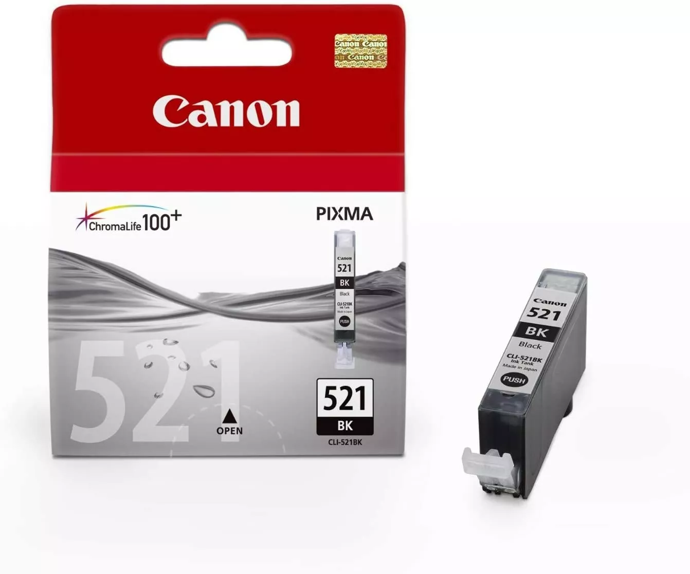 CANON CLI521 NEGRO CARTUCHO DE TINTA ORIGINAL 2933B001