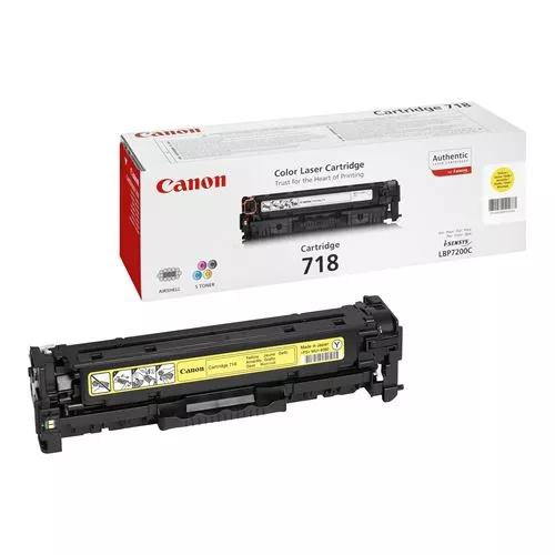 CANON TONER AMARILLO LBP 7200 CDN SERIE MF83XX - CRG 718 Y