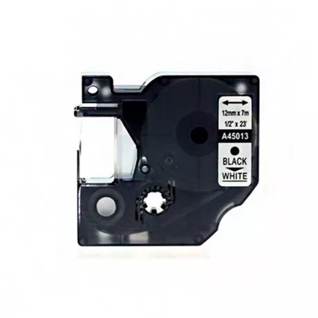 Compatible Cinta rotuladora Dymo D1 45013 negro / blanco S0720530