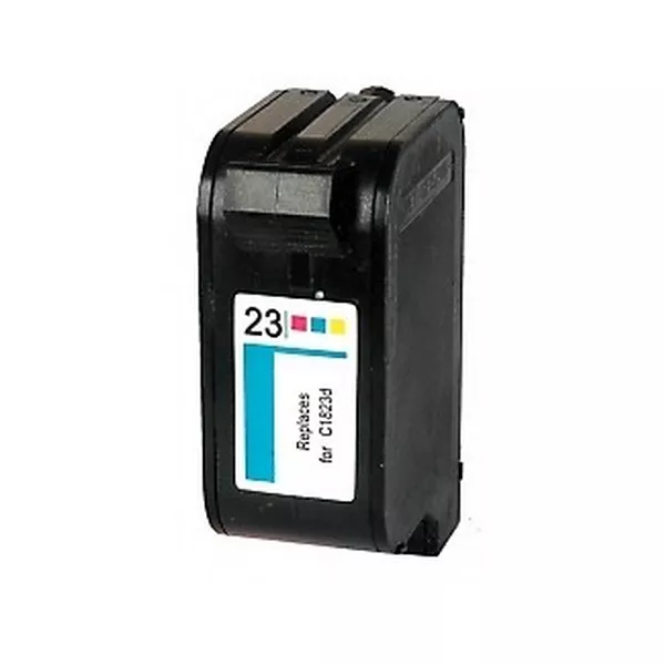 Compatible Tinta HP 23 tricolor | Cartucho de tinta remanufacturado C1823DE / C1823GE