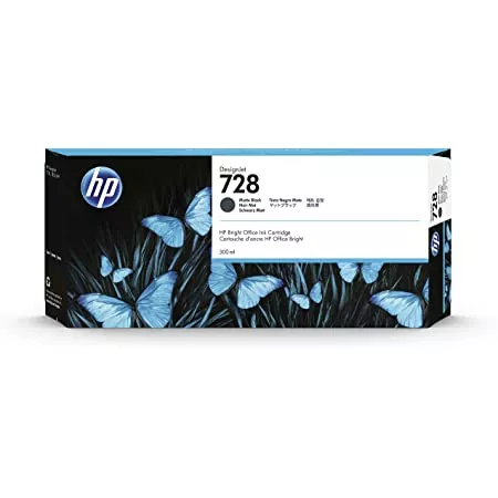 HP 728XL Negro Mate Cartucho de Tinta Original - F9J68A