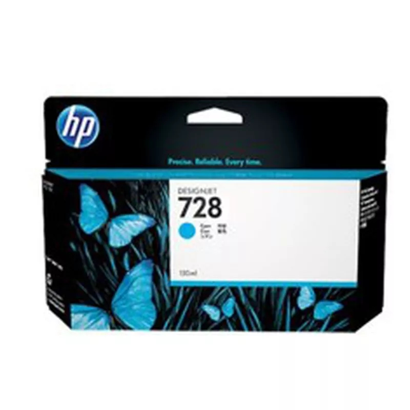 HP 728 Cyan Cartucho de Tinta Original - F9J67A