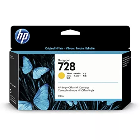 HP 728 Amarillo Cartucho de Tinta Original - F9J65A