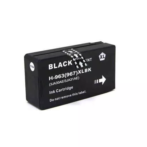 Compatible Tinta HP 963XL NEGRO | 3JA30AE / 3JA26AE (Nuevo Chip actualizado)
