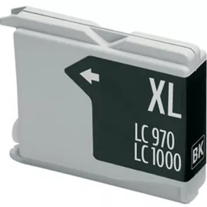 Compatible Tinta BROTHER LC1000XL / LC970XL Negro LC-1000BK / LC-970BK