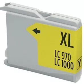 Compatible Tinta BROTHER LC1000XL / LC970XL Amarillo LC-1000Y / LC-970Y