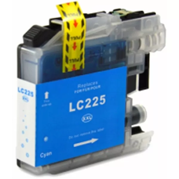 Compatible con Brother LC-225 XL CYAN | Cartucho de tinta gen&eacute;rico LC225