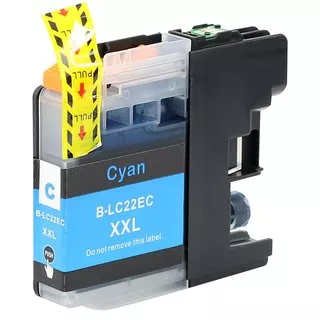 Compatible Tinta BROTHER LC22E Cyan LC-22EC