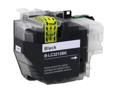 Compatible Tinta Brother LC3213 / LC3211 negro | Cartucho de tinta gen&eacute;rico LC-3213BK / LC-3211BK