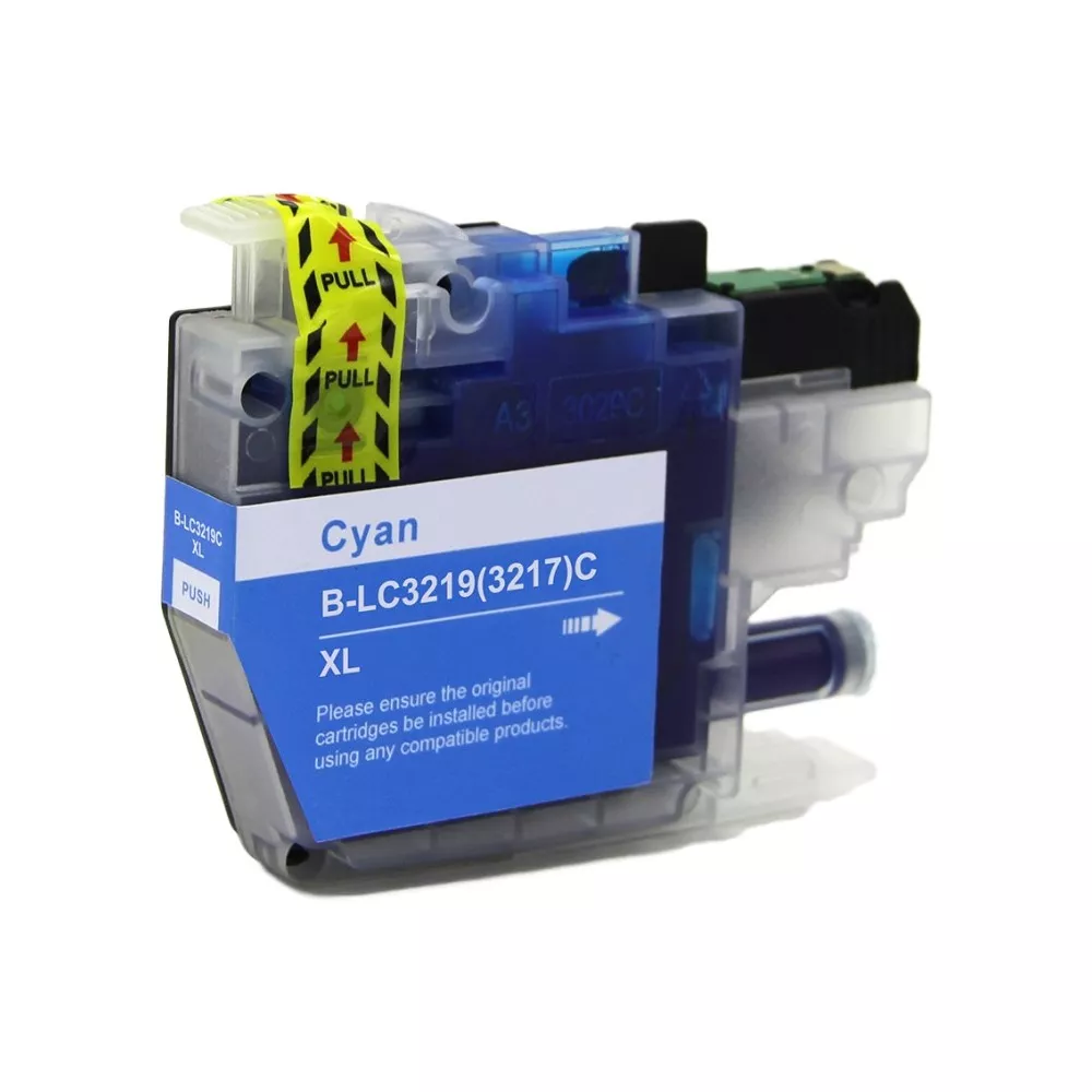 Compatible Tinta Brother LC3219XL cyan | Cartucho de tinta gen&eacute;rico LC3219XLC