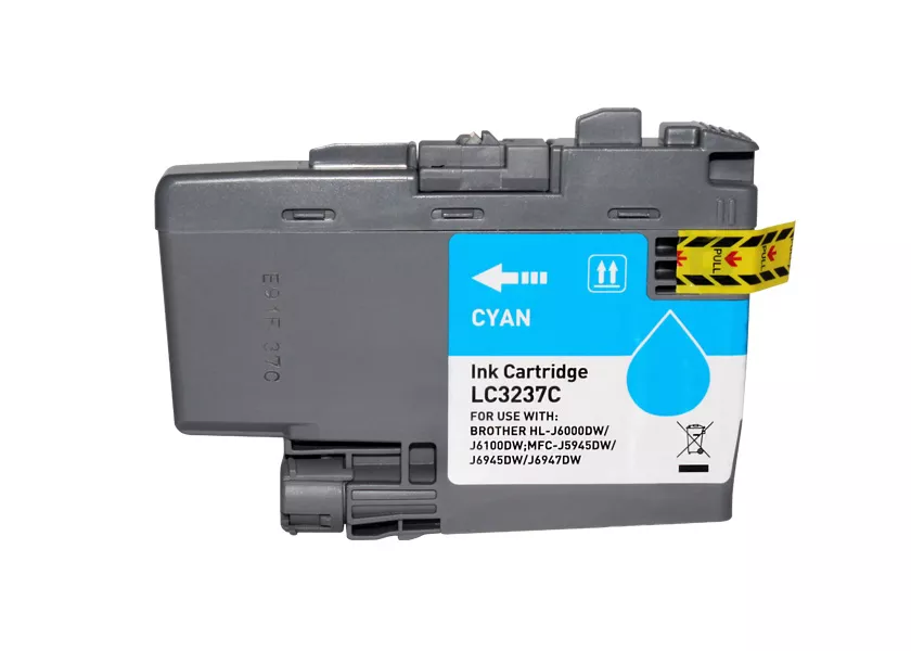 Compatible Tinta Brother LC3237 cian | Cartucho de tinta gen&eacute;rico LC3237C