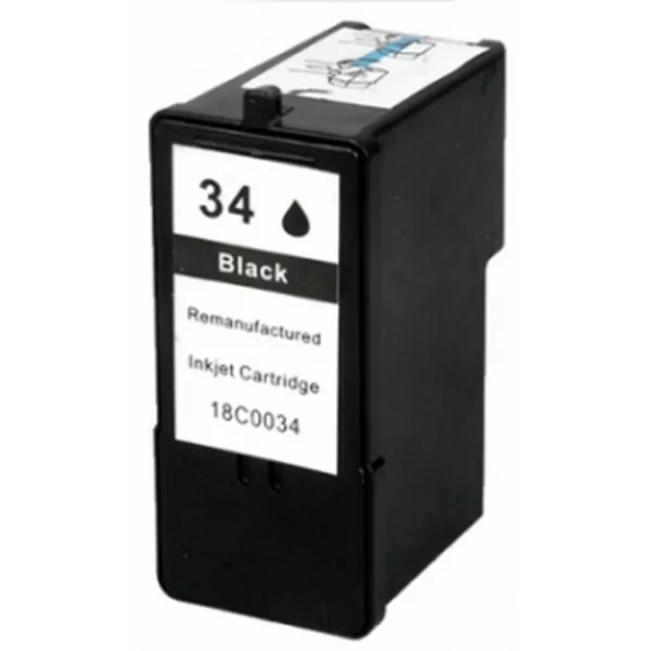 LEXMARK 34 NEGRO CARTUCHO DE TINTA REMANUFACTURADO 18C0034E