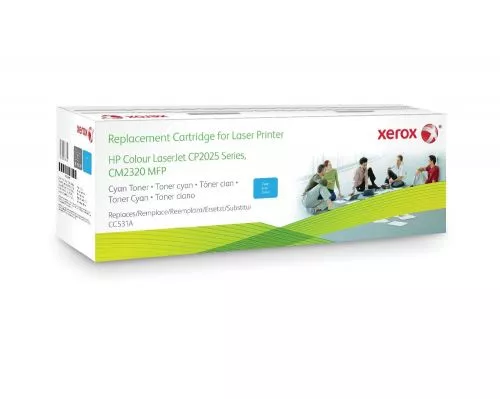 XEROX TONER PARA HP LJ 2025/2320 CYAN (CC531A)