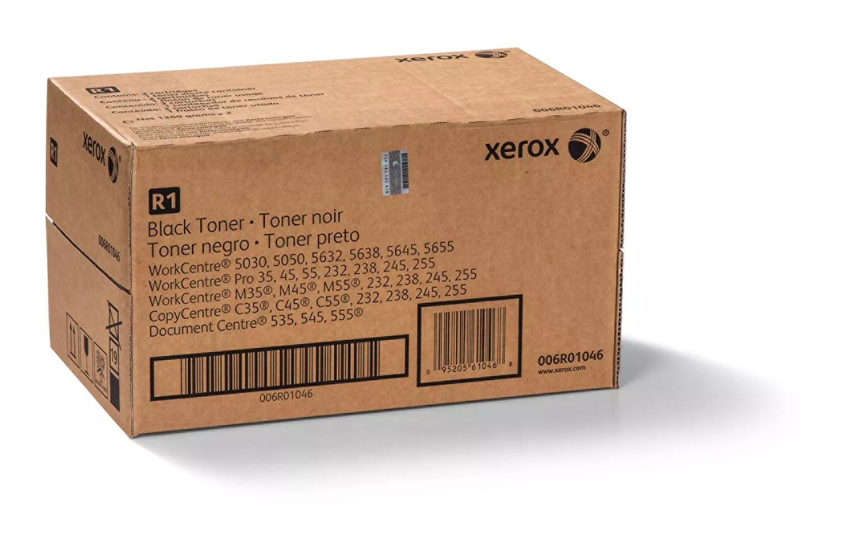XEROX TONER NEGRO WORKCENTRE 5632 - 55 (CON BOTELLA DE RESIDUO DE T&Oacute;NER) (PACK 2)