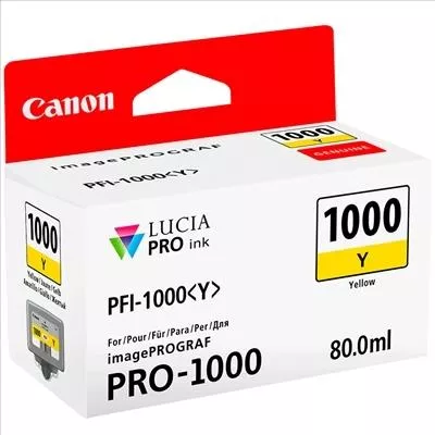 CANON TINTA AMARILLO IMAGEPROGRAF PRO PFI-1000Y