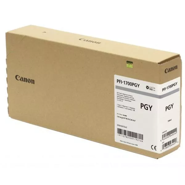 CANON TINTA GRIS FOTO IPF PRO2000, 4000, 4000S, 6000S - PFI-1700PGY