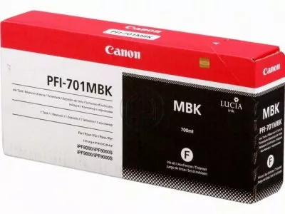 CANON TINTA NEGRO MATE PGIMENTADA IPF9000 - PFI701MBK