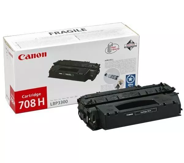 CANON TONER LASER NEGRO CRG 708 H 6 000 PAGINAS LBP 3300 3360