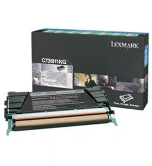 LEXMARK C-736, X-736/738 TONER NEGRO ALTO RENDIMIENTO RETORNABLE