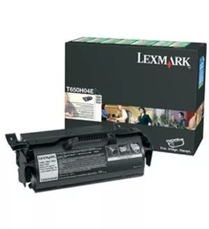 LEXMARK T-650/652/654 TONER ALTO RENDIMIENTO RETORNABLE ETIQUETAS