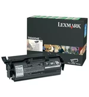 LEXMARK T-654 TONER EXTRA ALTO RENDIMIENTO RETORNABLE ETIQUETAS
